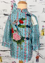 Gucci zijden geborduurd kimono bloesje maat 6 NIEUW, Gucci, Overhemd of Blouse, Customercare@gucci.com, Gucci