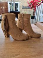 Mooie suède look enkellaarsjes, maat 39., Ophalen, Zo goed als nieuw, Zwart