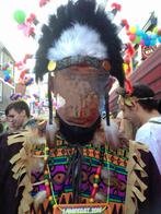 Carnavalskleding Kostuum indiaan maat 60, Carnaval, Overige maten, Ophalen of Verzenden, Kleding