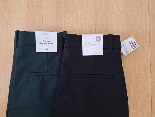 2 nieuwe slacks/  broeken vallen als maat 36 h&m samen €25,-, Kleding | Dames, Broeken en Pantalons, Nieuw, Maat 36 (S), Zwart