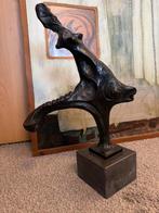 Jan te Wierik - Sculptuur in brons - De Vis, Ophalen