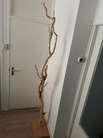 Mooie natuurlijke houten vogelstandaard, Ophalen, Zo goed als nieuw, Kooi-accessoires