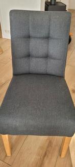 8 antraciet grijze stoelen WOOD, Ophalen, Gebruikt, Grijs