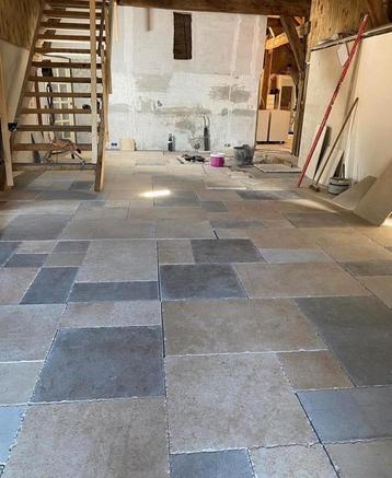 Bourgondische dallen vloer - Vieux Medoc mix beschikbaar voor biedingen