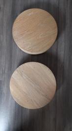 Twee houten verrijdbaar plateau, Ophalen, Zo goed als nieuw, Overig