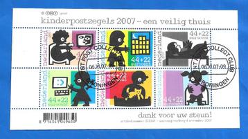 Kinderpostzegels 2007 Een veilig thuis NVPH 2527-gestempeld  beschikbaar voor biedingen