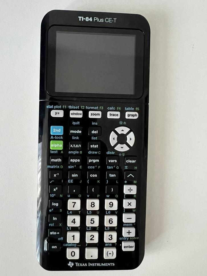 Grafische rekenmachine Texas Instruments TI-84 Plus CE-T, Diversen, Rekenmachines, Zo goed als nieuw, Grafische rekenmachine, Ophalen of Verzenden