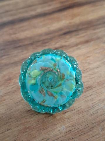 Murano Glas Ring - Handgemaakt beschikbaar voor biedingen