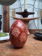 houten paasei met de handbeschilderd, Ophalen of Verzenden, Zo goed als nieuw