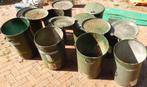 5 x zinken vintage retro vuilnisbakken vuilnisemmer voerbak, Ophalen