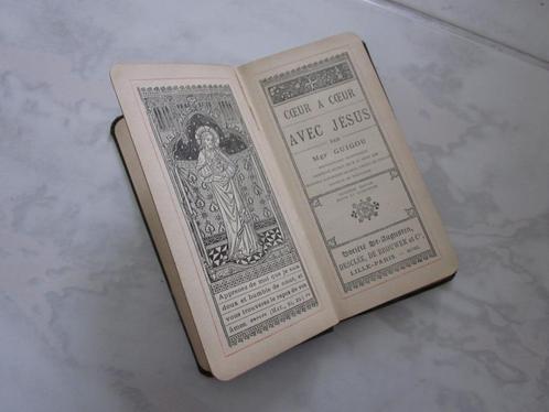 Coeur a coeur avec Jésus, mgr. Guigou, Descleé, 1901., Antiek en Kunst, Antiek | Boeken en Bijbels, Ophalen of Verzenden