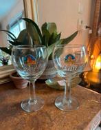 Twee glazen van het biermerk leffe - bierglazen, Ophalen of Verzenden