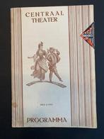 Progr.: Amsterdam Centraal Theater/Toneel 1932 documentatie!, Ophalen of Verzenden, Gelezen, Toneel