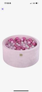 Meowbaby Ballenbak velvet roze 90x40, Ophalen of Verzenden, Zo goed als nieuw, Overige typen