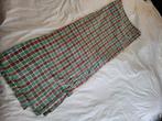 Plaid of deken (no 1) groen, rood, vaal., Huis en Inrichting, Woonaccessoires | Plaids en Woondekens, Ophalen of Verzenden, Zo goed als nieuw