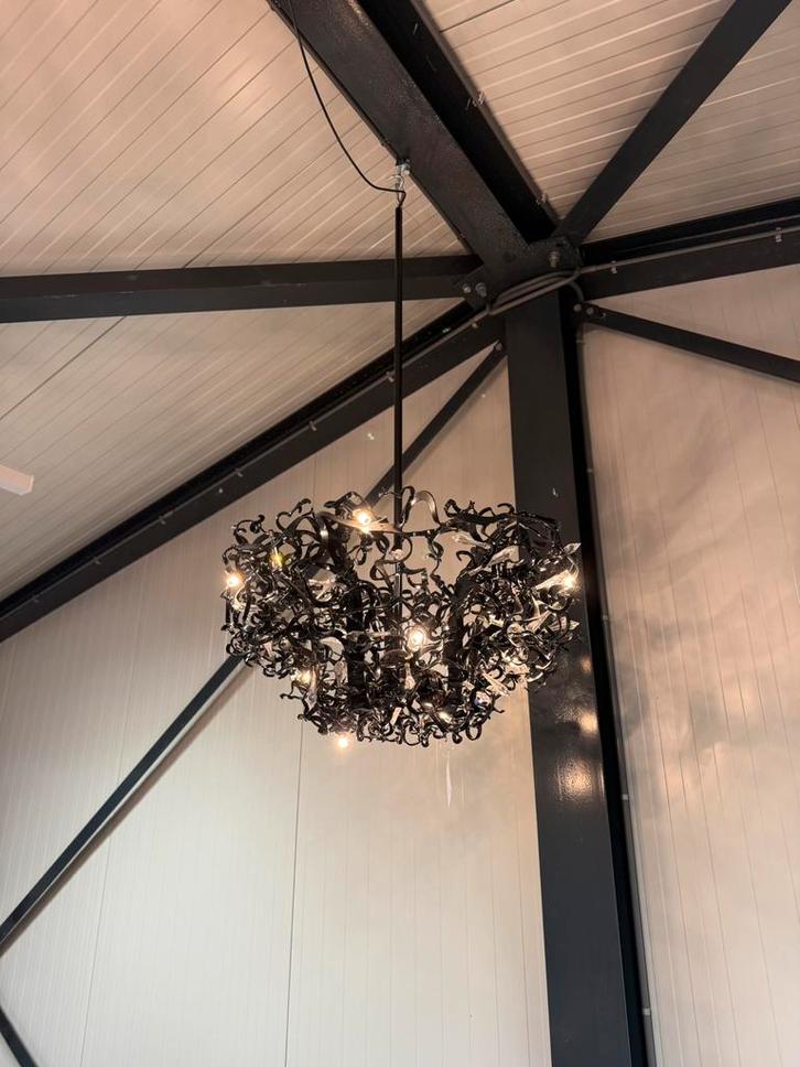 Brand van Egmond Icy Lady Upside Down Kroonluchter zwart, Huis en Inrichting, Lampen | Kroonluchters, Nieuw, Ophalen of Verzenden