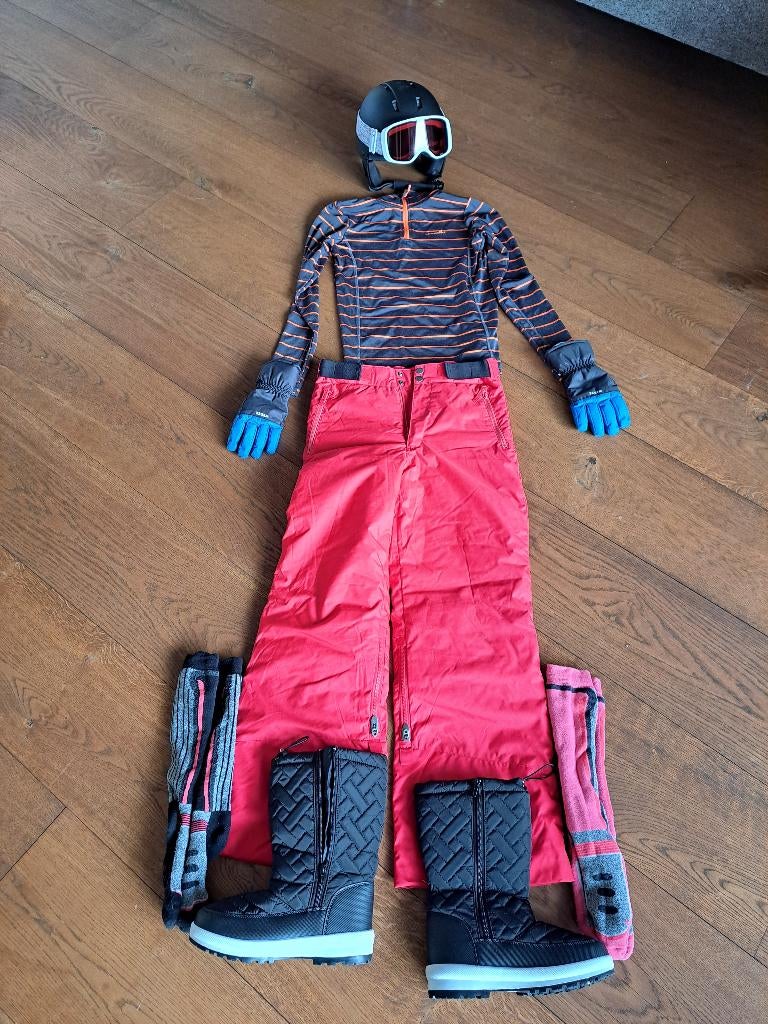 Skispullen kind, complete set, maat 164, 12-13 jaar, ook los, Overige merken, 100 tot 140 cm, Ophalen of Verzenden, Zo goed als nieuw
