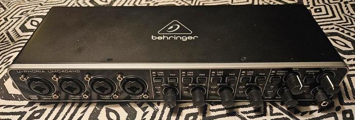 Behringer U-Phoria UMC404HD Audio-Interface, Computers en Software, Geluidskaarten, Zo goed als nieuw, Extern, Ophalen of Verzenden