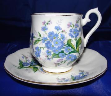 Royal Albert Forget Me Not dames kop en schotels beschikbaar voor biedingen