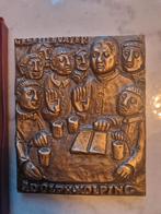 Bronzen wandreliëf – “Gestaltenväter” – Adolf Kolping, Ophalen of Verzenden, Gebruikt