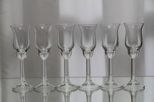 Set likeur/jeneverglazen Ambasador, Leerdam, Antiek en Kunst, Antiek | Glas en Kristal, Ophalen