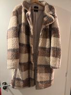 Jas - Teddy Stof - Ruitpatroon Fake Fur mt M L nieuw, Ophalen of Verzenden, Nieuw, Maat 38/40 (M), Beige