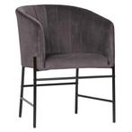 Nieuw in doos: 2x WOOOD Denver Eetkamerstoel - Antraciet, Ophalen, Twee, Nieuw, Metaal