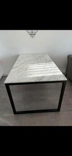 Orginele marmeren eettafel en salontafel, Huis en Inrichting, Ophalen, Overige materialen, Gebruikt, 50 tot 75 cm