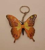 Mooie oude vintage sleutelhanger vlinder butterfly, Ophalen of Verzenden, Zo goed als nieuw