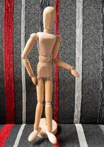 Tekenpop houten mannequin pop ledematen, Ophalen of Verzenden, Zo goed als nieuw, Overige typen