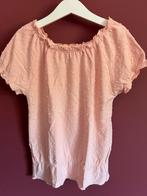 Zalm kleurig t-shirt, maat 146, no way monday., Meisje, Ophalen of Verzenden, Zo goed als nieuw, Shirt of Longsleeve