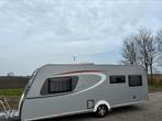 Burstner belcanto 535ts queensbed/mover/airco/luifel/unico, Caravans en Kamperen, Caravans, Rondzit, 7 tot 8 meter, Schokbreker