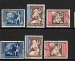 Duitsland 1942 no 820-825, Postzegels en Munten, Ophalen of Verzenden, Duitse Keizerrijk, Gestempeld