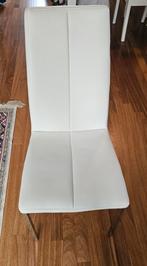 Witte design stoel, Ophalen, Wit, Zo goed als nieuw, Metaal