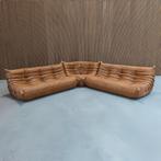 Ligne Roset Togo Set Cognac, Huis en Inrichting, Fauteuils, Leer, Ophalen of Verzenden, Zo goed als nieuw