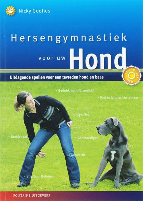 Hersengymnastiek voor uw hond + dvd - Nicky Gootjes, Boeken, Dieren en Huisdieren, Nieuw, Honden, Ophalen of Verzenden