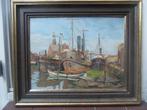 Edzard Koning (1869-1964) haven Maassluis, Antiek en Kunst, Ophalen of Verzenden
