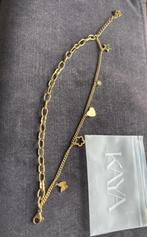 Kaya Gouden armband met bedels, Sieraden, Tassen en Uiterlijk, Armbanden, Staal, Nieuw, Ophalen of Verzenden, Met bedels of kralen