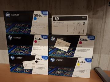 Nieuw Originele HP 504A/504X toners + CE254A –CP3525/CM3530 beschikbaar voor biedingen