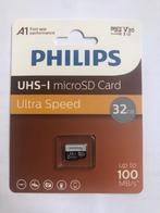 3 Mirco SD kaartjes 32 GB Philips, Audio, Tv en Foto, Fotografie | Geheugenkaarten, Nieuw, Philips, SD, Overige