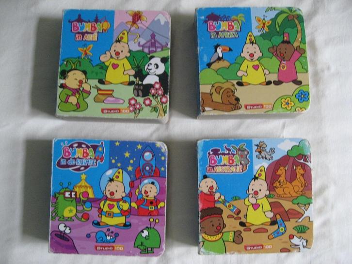 4 kleurrijke Bumba blokboekjes 1 +, Boeken, Kinderboeken | Baby's en Peuters, Gelezen, 1 tot 2 jaar, Ophalen of Verzenden