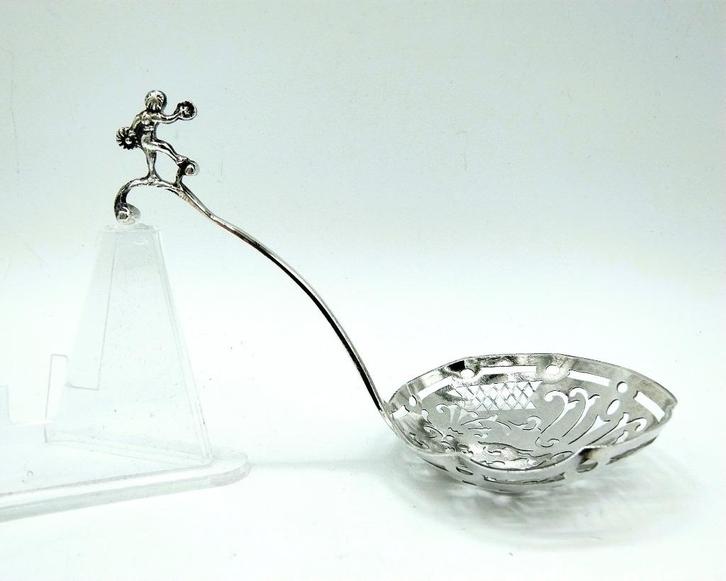 Zilveren strooilepel, R. Elgersma, Leeuwarden, ca. 1760, Antiek en Kunst, Antiek | Goud en Zilver, Zilver, Verzenden