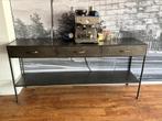 Side table Goossens, Huis en Inrichting, Tafels | Sidetables, Ophalen, Zo goed als nieuw, Metaal, 150 tot 200 cm