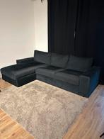 Vimle 3-zits bank chaise longue saxemara zwartblauw, Ophalen, Zo goed als nieuw
