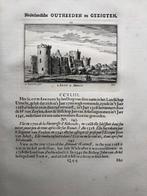 243 / Abcoude het Slot Kopergravure 1732, Antiek en Kunst, Kunst | Etsen en Gravures, Ophalen of Verzenden