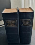 2 oude in nette staat Kramers Woordenboeken Duits en Engels, F. Prick - van Wely, Ophalen of Verzenden, Kramers, Duits