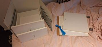 Wit ladeblok en deurtje kallax expedit kast ikea  beschikbaar voor biedingen