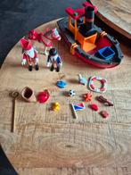 Sinterklaas en Zwarte Piet - Playmobil boot, Kinderen en Baby's, Speelgoed | Playmobil, Ophalen of Verzenden, Gebruikt