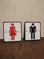 Gietijzeren toilet bordjes, Ophalen of Verzenden