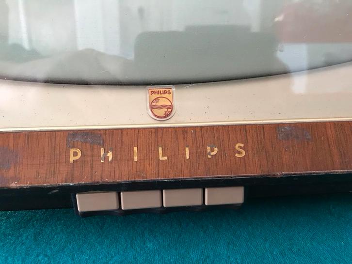 Oude Philips TV - Vintage Televisie, Antiek en Kunst, Antiek | Tv's en Audio, Ophalen of Verzenden